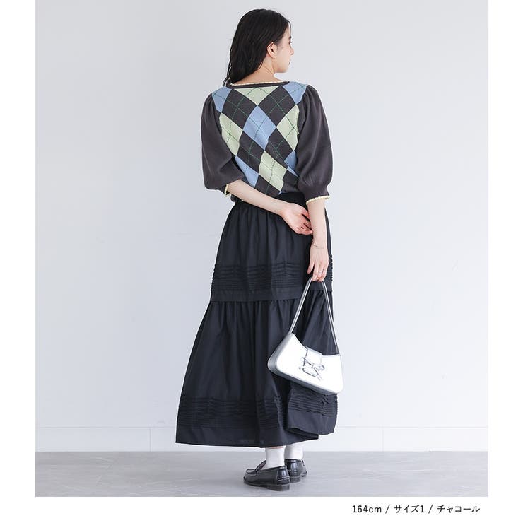 somari imaginationアーガイルニット  | osharewalker | 詳細画像12