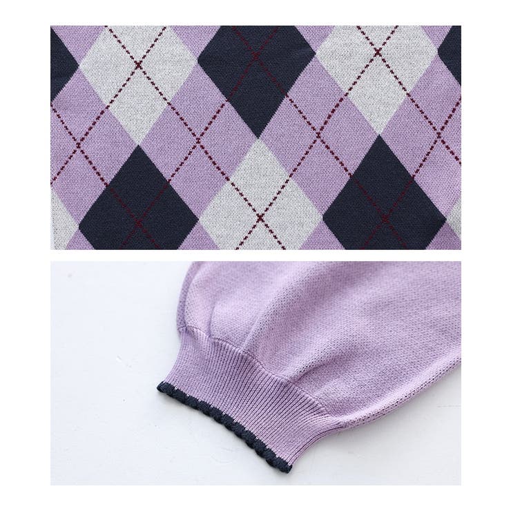 somari imaginationアーガイルニット  | osharewalker | 詳細画像16