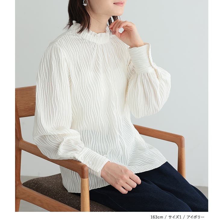 n'OrLABEL楊柳カットブラウス  | osharewalker | 詳細画像2 