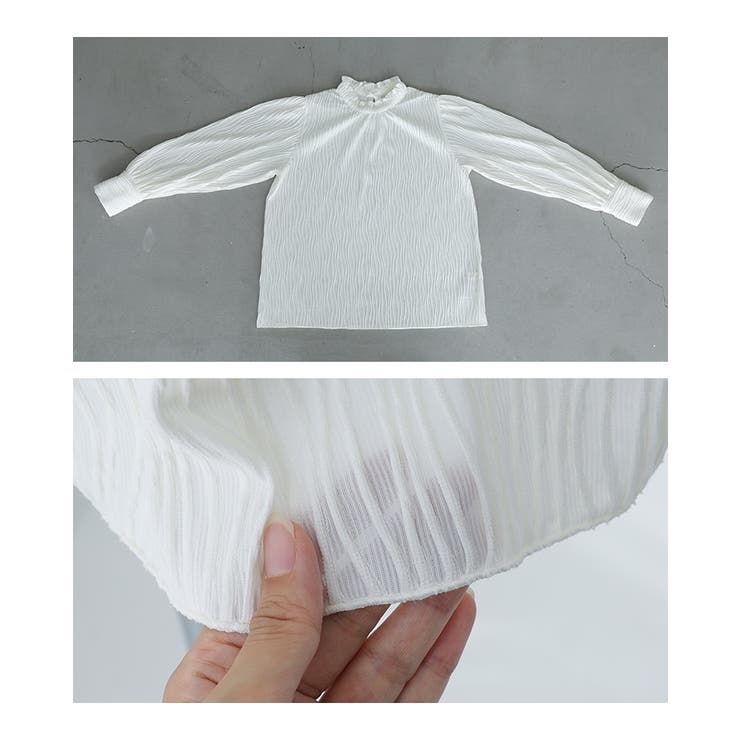 n'OrLABEL楊柳カットブラウス  | osharewalker | 詳細画像17 