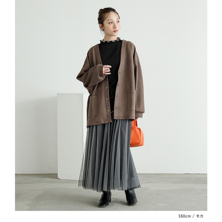 n'OrLABELスエードポンチドルマンカーディガン  | osharewalker | 詳細画像9 