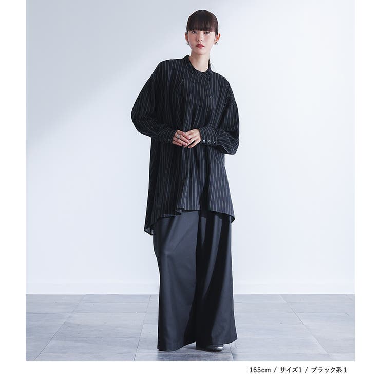 kOhAKUタックフレアシャツ | osharewalker | 詳細画像3 