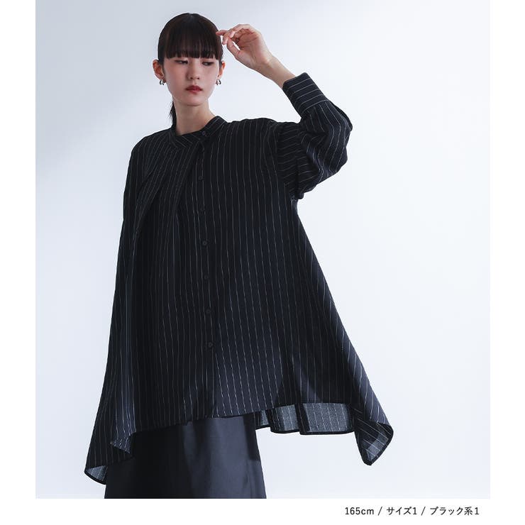 kOhAKUタックフレアシャツ | osharewalker | 詳細画像4 