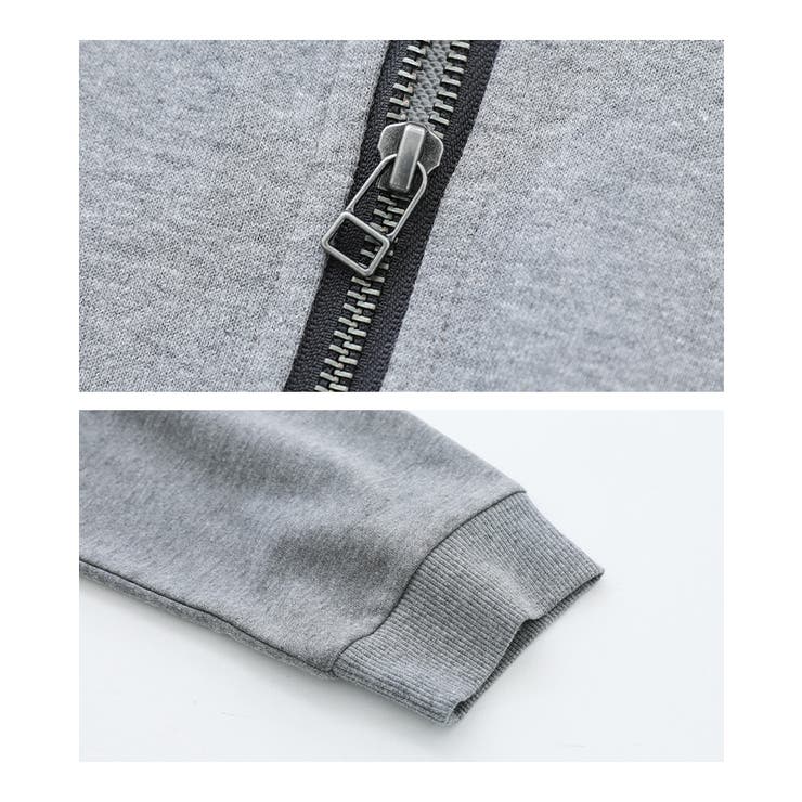 kOhAKU異素材ギャザー切替パーカー  | osharewalker | 詳細画像17 