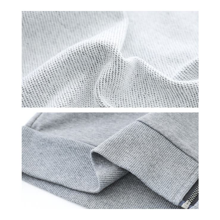 kOhAKU異素材ギャザー切替パーカー  | osharewalker | 詳細画像19 