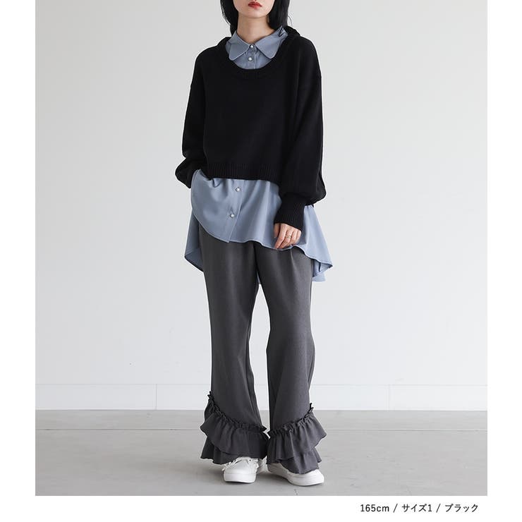 somari imaginationシャツドッキングニット  | osharewalker | 詳細画像2 