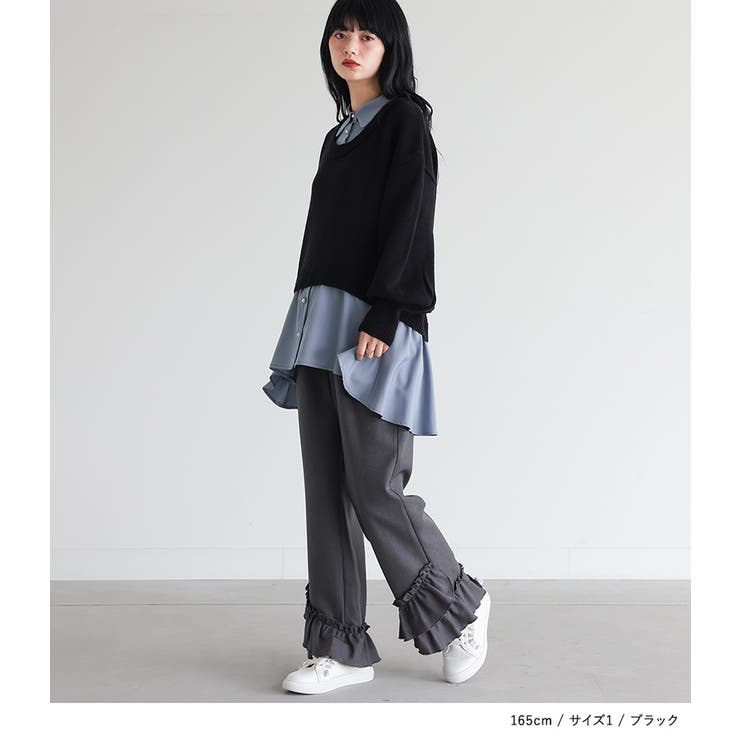 somari imaginationシャツドッキングニット  | osharewalker | 詳細画像4 