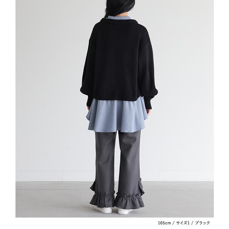 somari imaginationシャツドッキングニット  | osharewalker | 詳細画像6 