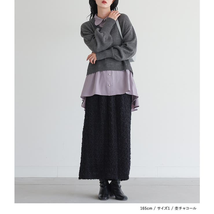 somari imaginationシャツドッキングニット  | osharewalker | 詳細画像10 