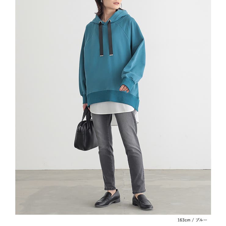 n'OrLABEL配色テープ裏毛スウェット  | osharewalker | 詳細画像14 