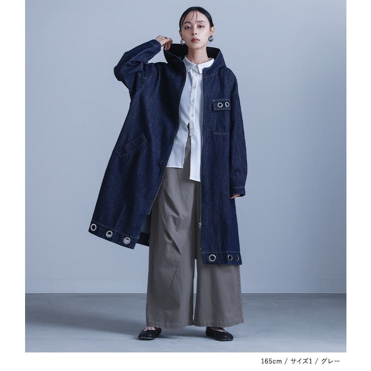 kOhAKUタックデザインワイドパンツ | osharewalker | 詳細画像8 