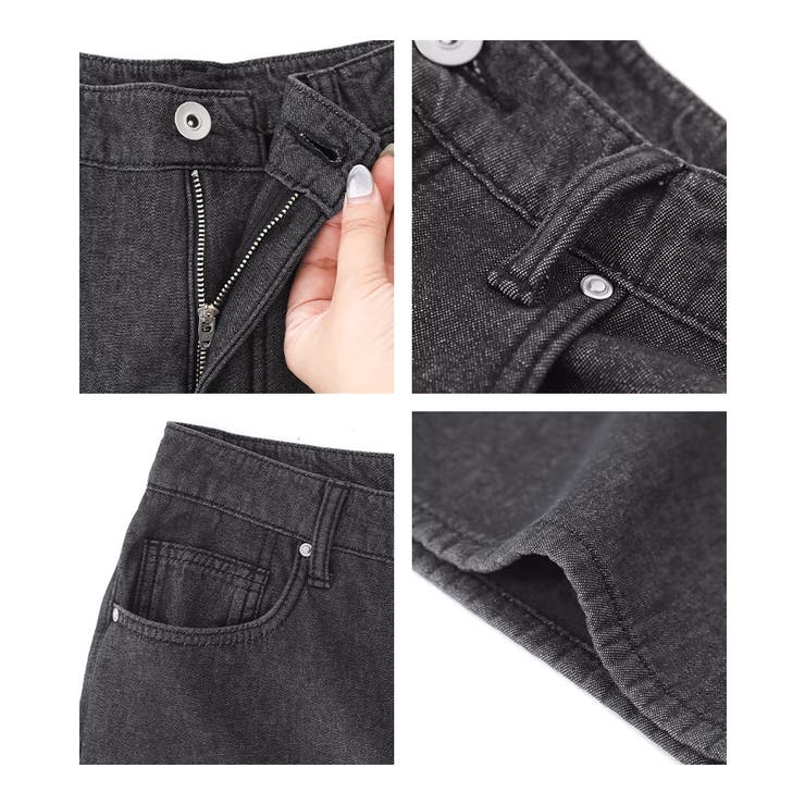 n'OrLABEL裏ベロアデニムバギーパンツ  | osharewalker | 詳細画像15 