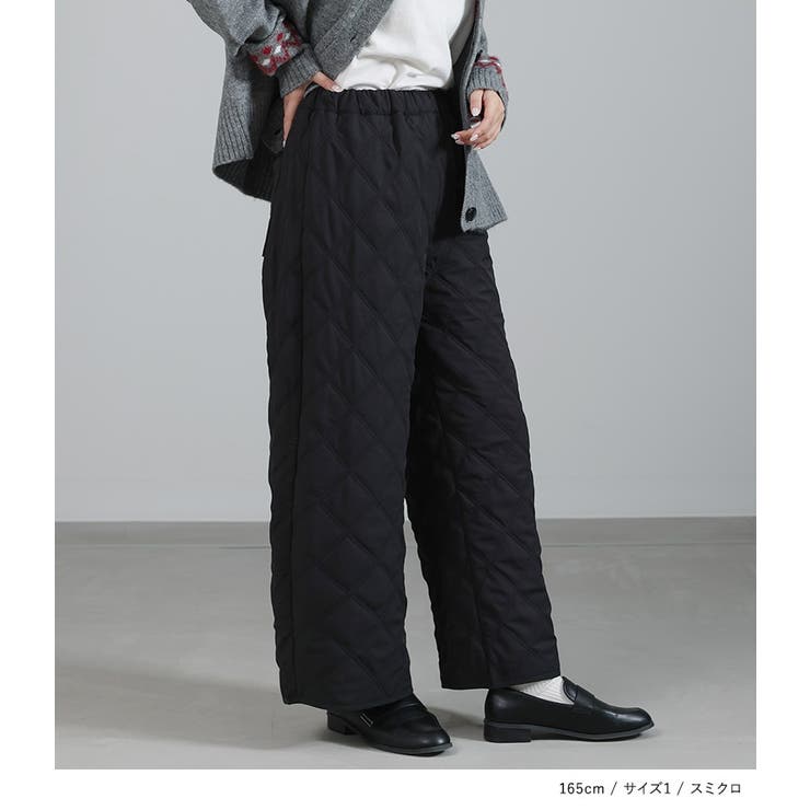 n'OrLABELキルティングパンツ | osharewalker | 詳細画像3 