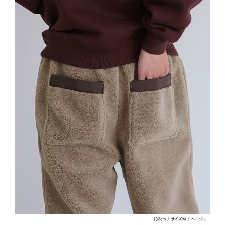 n'OrLABELボアストレートパンツ  | osharewalker【MEN】 | 詳細画像15 