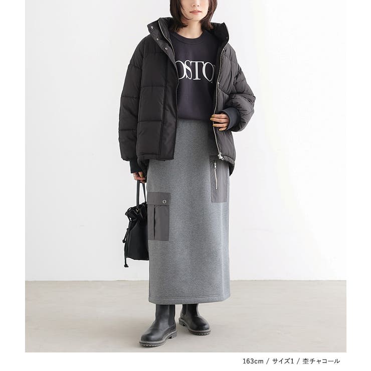 n'OrLABEL裏起毛ナイロンポケットスカート | osharewalker | 詳細画像16 