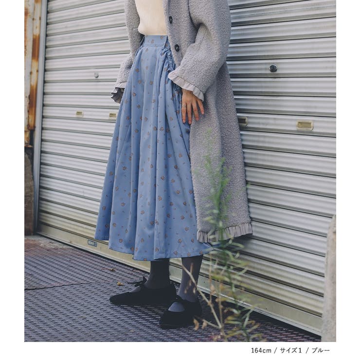 somari imagination花柄リボンシャーリングスカート  | osharewalker | 詳細画像8 