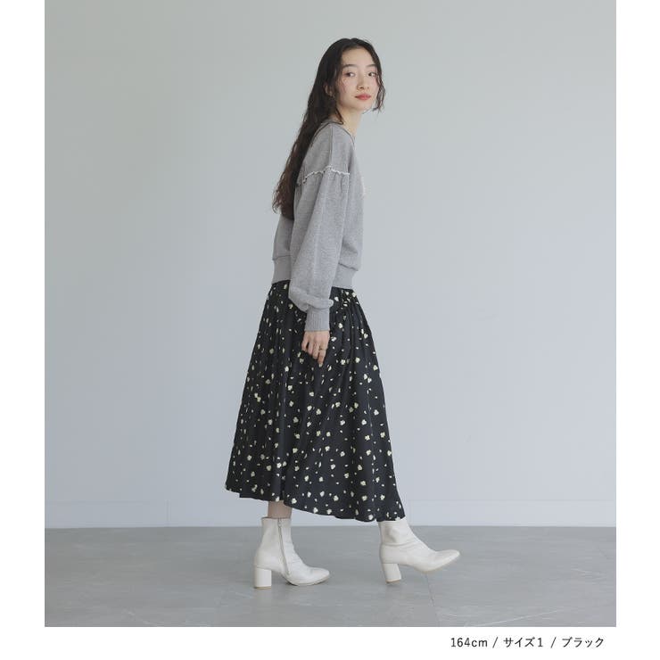 somari imagination花柄リボンシャーリングスカート  | osharewalker | 詳細画像11 