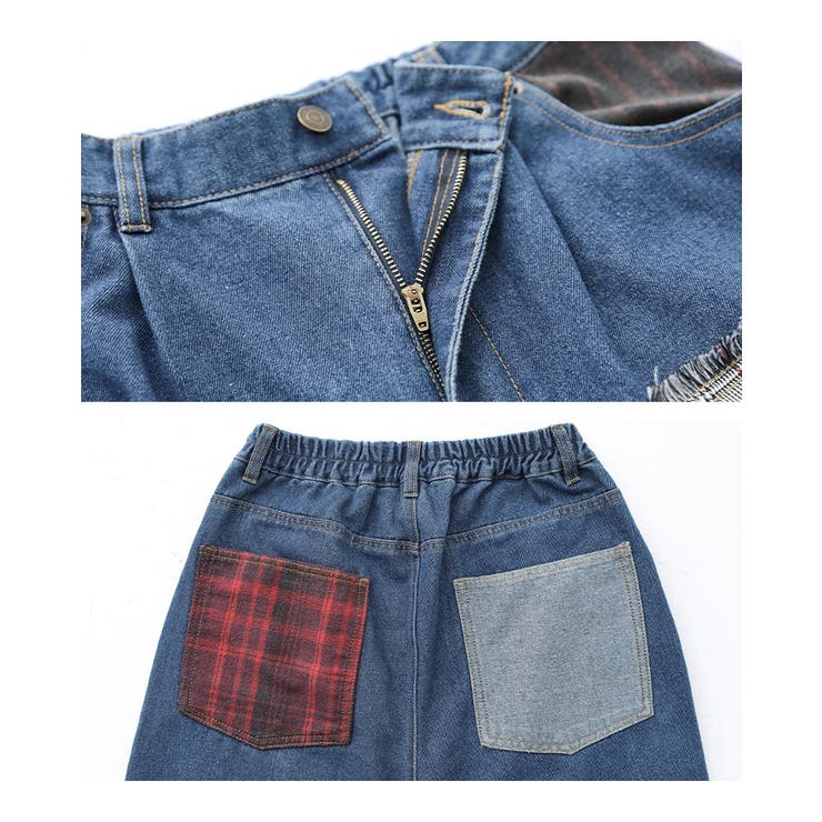 n'OrLABELパッチワークデニムパンツ  | osharewalker | 詳細画像18 