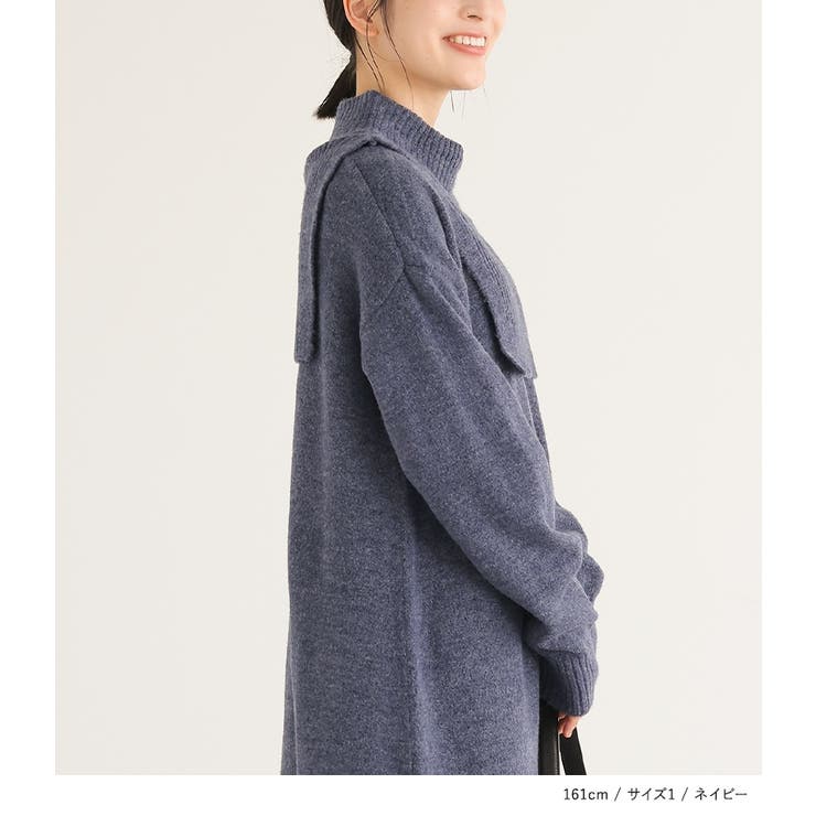 n'OrLABELレイヤード風ニットワンピース | osharewalker | 詳細画像7 