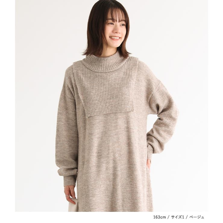 n'OrLABELレイヤード風ニットワンピース | osharewalker | 詳細画像10 