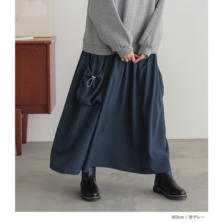 n'OrLABEL裏起毛異素材ドッキングフードワンピース  | osharewalker | 詳細画像7 