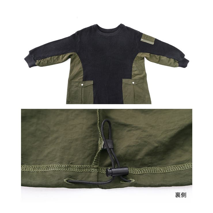 kOhAKU布帛切替ニットワンピース  | osharewalker | 詳細画像18 