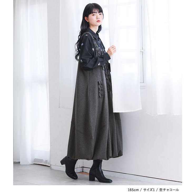 somari imagination裏シャギーチュールフリルバルーンジャンスカ | osharewalker | 詳細画像3 