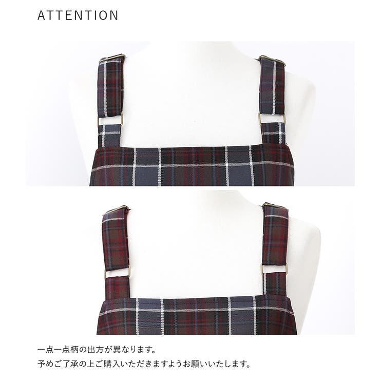 somari imaginationチェックフリルジャンパースカート  | osharewalker | 詳細画像19 