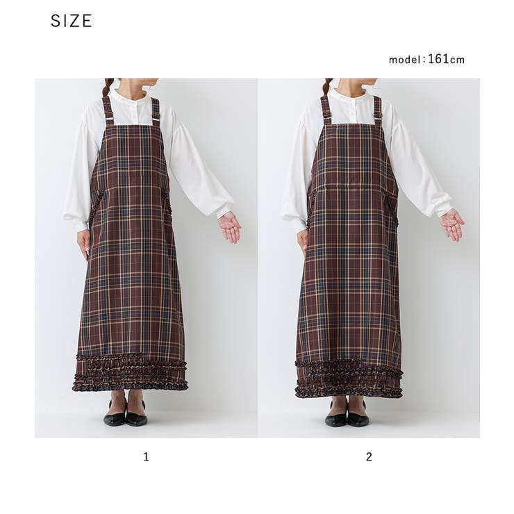 somari imaginationチェックフリルジャンパースカート  | osharewalker | 詳細画像20 