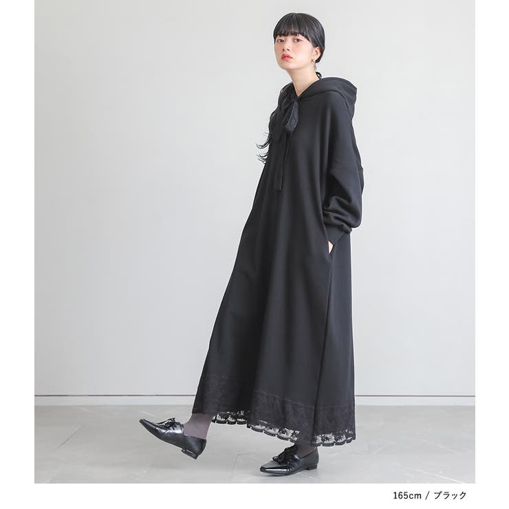 somari imagination裏シャギーフードリボンワンピース  | osharewalker | 詳細画像7 