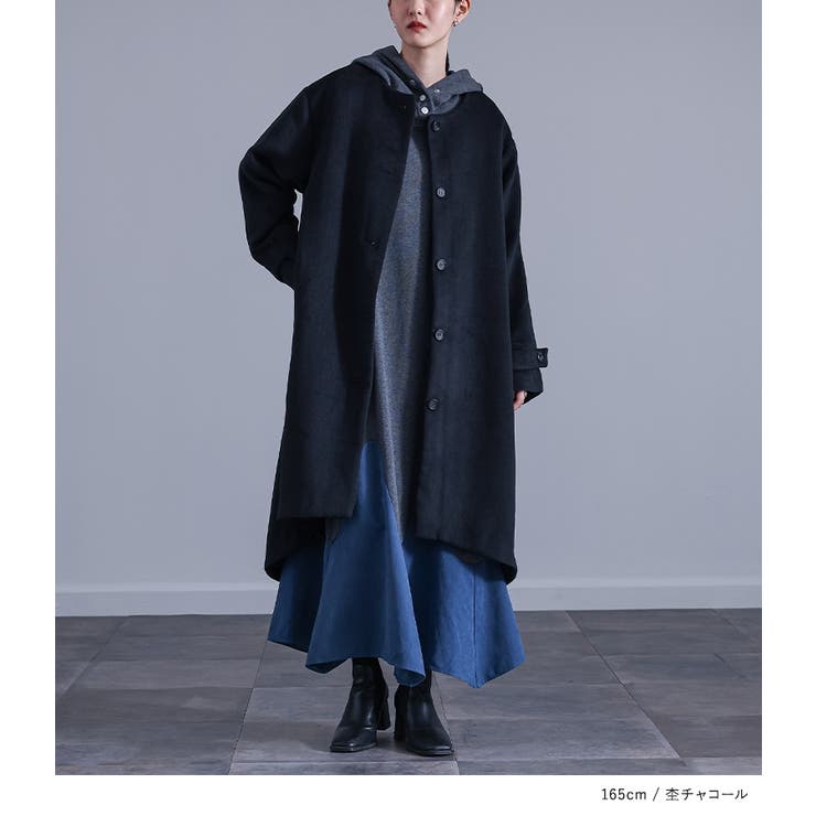 kOhAKU異素材切替裏シャギーワンピース  | osharewalker | 詳細画像7 