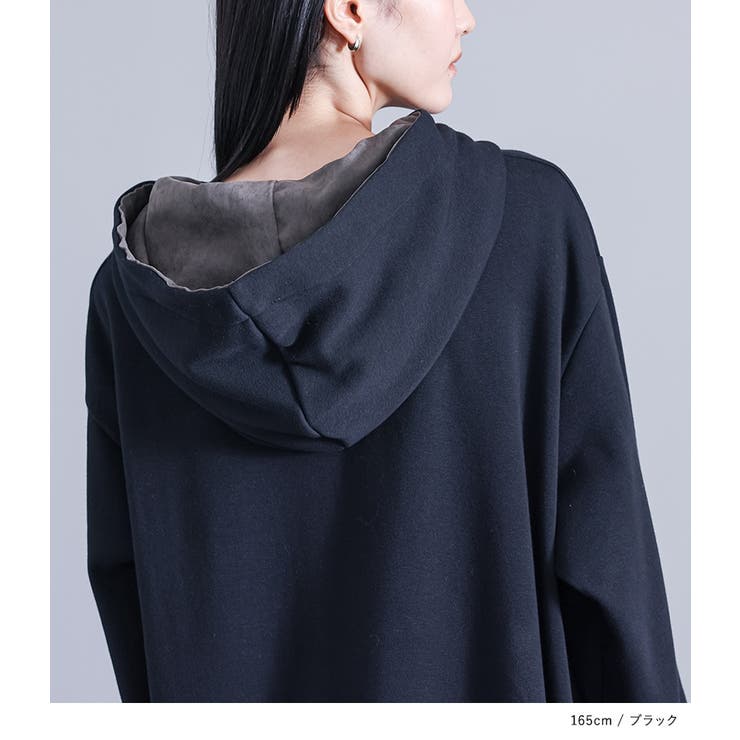 kOhAKU異素材切替裏シャギーワンピース  | osharewalker | 詳細画像12 