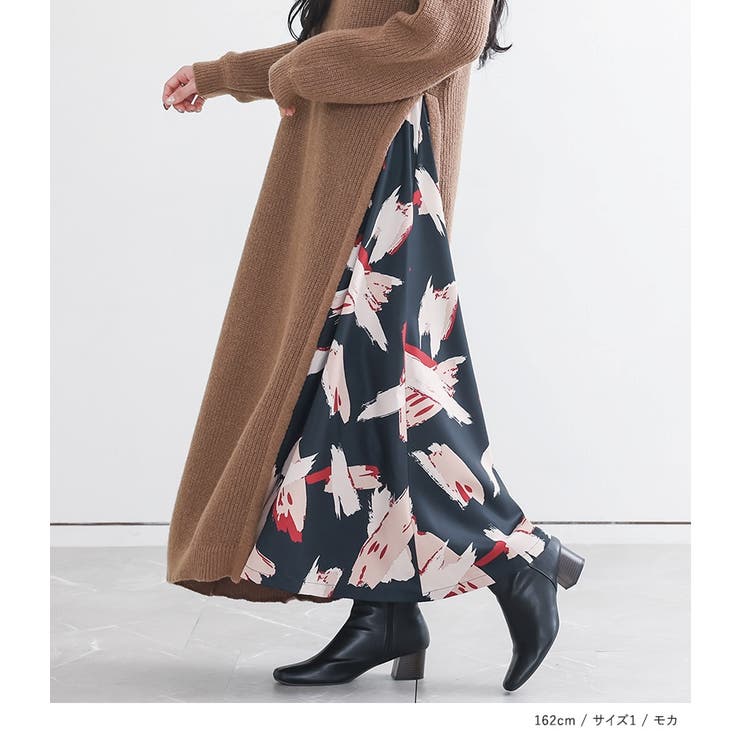 n'OrLABEL異素材切替ニットワンピース  | osharewalker | 詳細画像7 