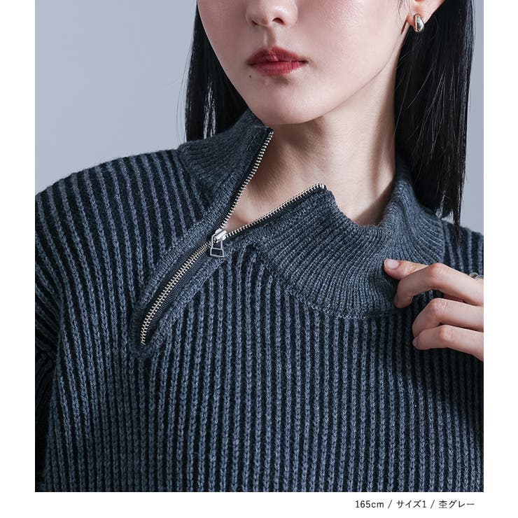 kOhAKUキルティングドッキングニットワンピース  | osharewalker | 詳細画像3 