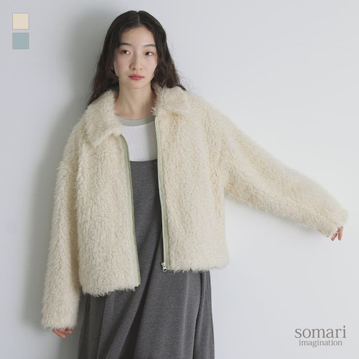 somari imaginationフェイクファーブルゾン  | osharewalker | 詳細画像1 