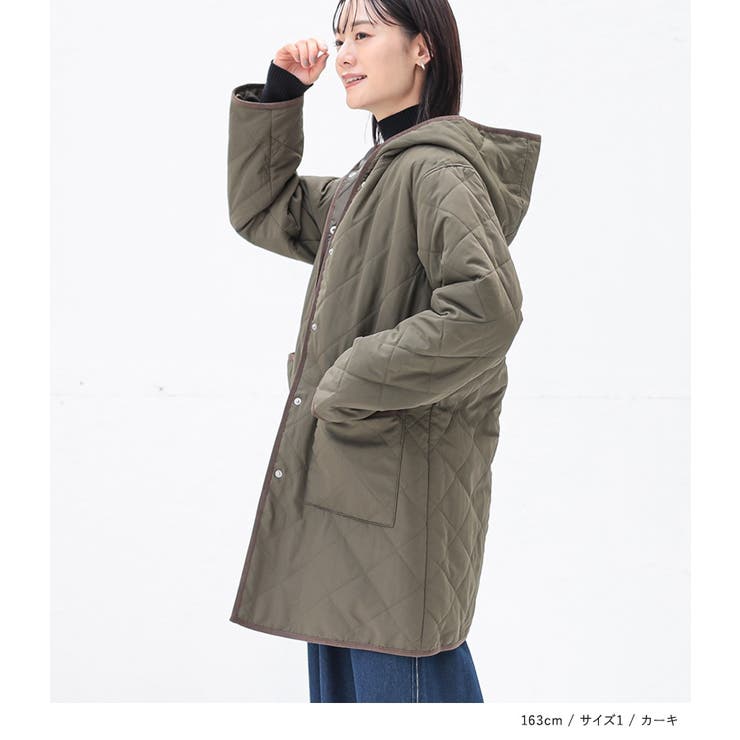 n'OrLABELフード付きキルティングコート  | osharewalker | 詳細画像11 