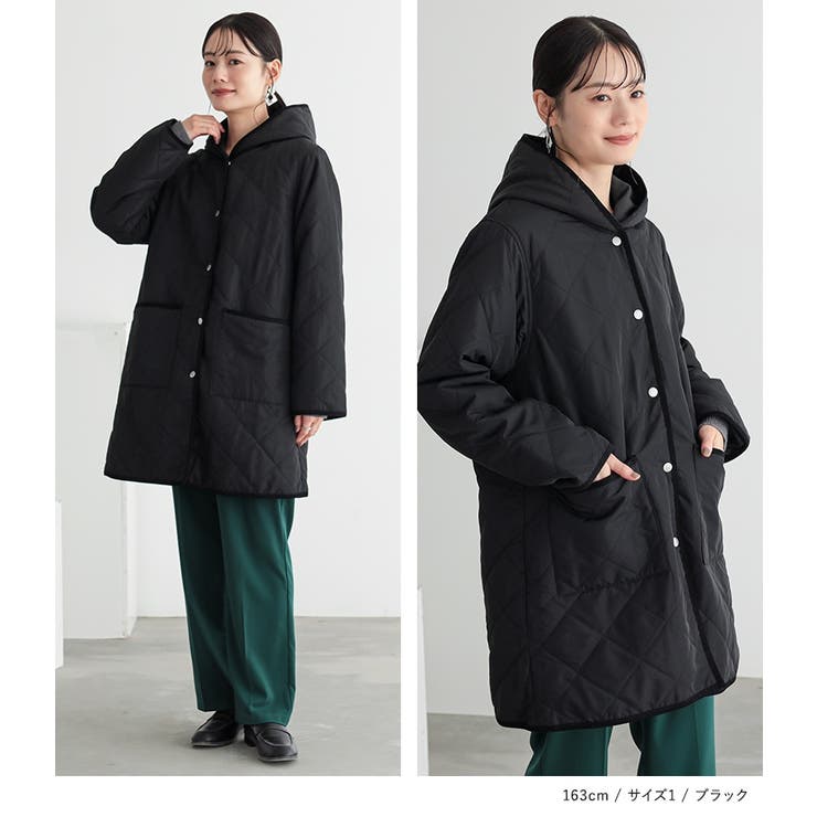 n'OrLABELフード付きキルティングコート  | osharewalker | 詳細画像12 