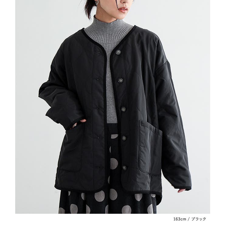 n'OrLABELノーカラーキルティングジャケット  | osharewalker | 詳細画像10 