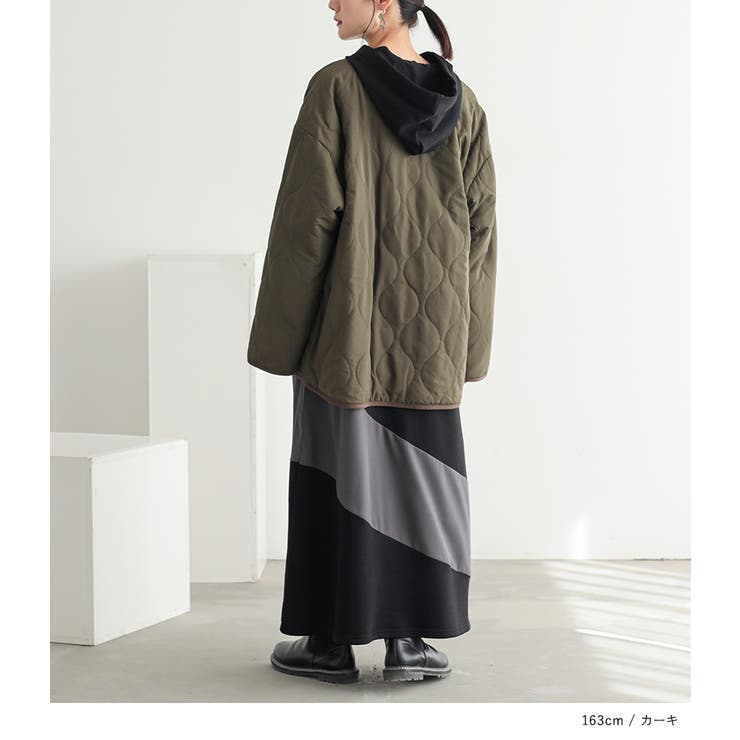 n'OrLABELノーカラーキルティングジャケット  | osharewalker | 詳細画像14 