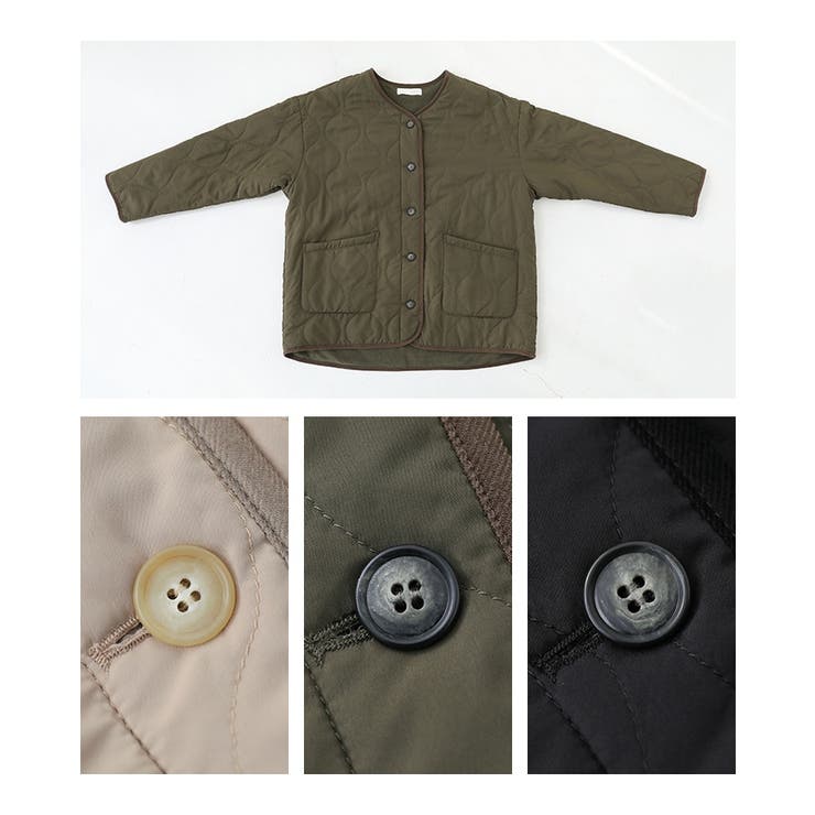 n'OrLABELノーカラーキルティングジャケット  | osharewalker | 詳細画像19 