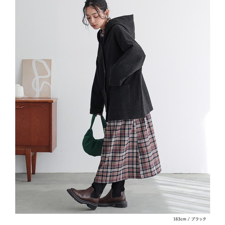 n'OrLABELフード付きウールライクコーディガン  | osharewalker | 詳細画像14 