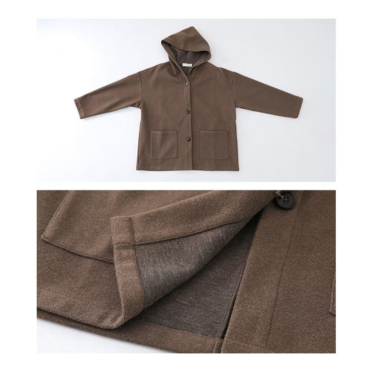 n'OrLABELフード付きウールライクコーディガン  | osharewalker | 詳細画像19 