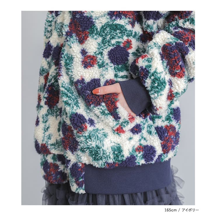 somari imagination花柄ボアブルゾン  | osharewalker | 詳細画像11 