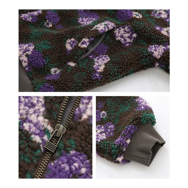 somari imagination花柄ボアブルゾン  | osharewalker | 詳細画像15 