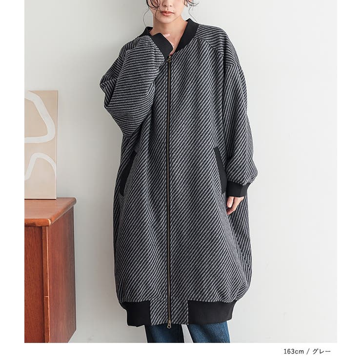 n'OrLABELツイードコクーンロングコート  | osharewalker | 詳細画像11 