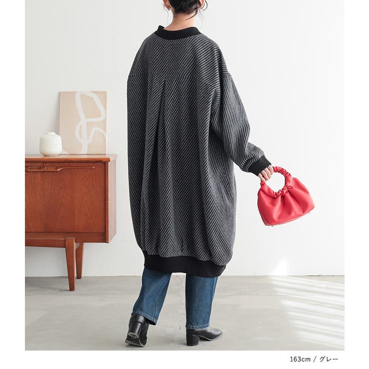 n'OrLABELツイードコクーンロングコート  | osharewalker | 詳細画像13 