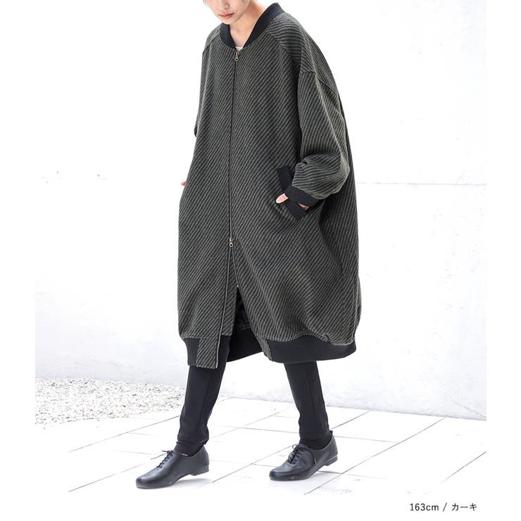 n'OrLABELツイードコクーンロングコート  | osharewalker | 詳細画像17 