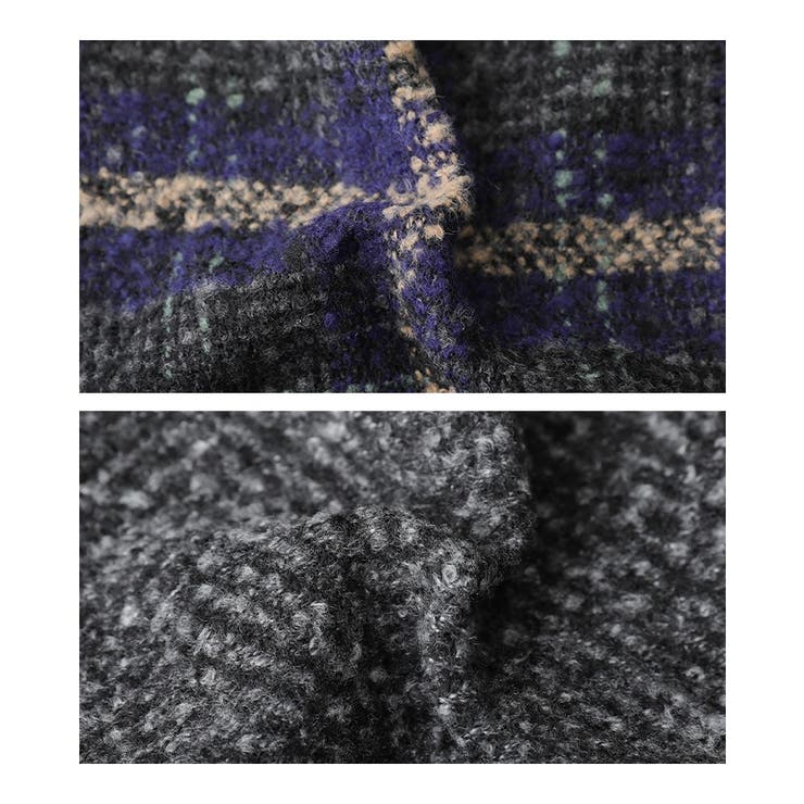 kOhAKU異素材切替スタンドロングコート  | osharewalker | 詳細画像17 