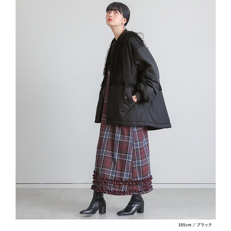 somari imaginationチュールフリルMA-１中綿ブルゾン  | osharewalker | 詳細画像8 