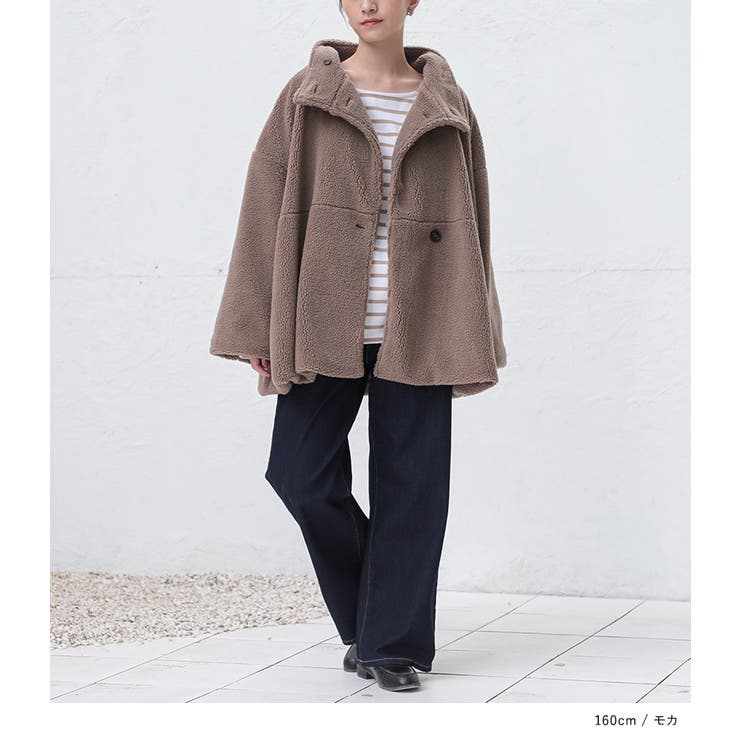 n'OrLABELスタンドカラーボアショートコート  | osharewalker | 詳細画像14 